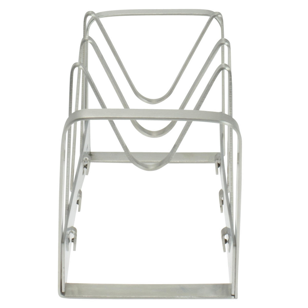 FISCHHALTER 2er-Set, silber, Edelstahl - Edelstahlfarben, Metall (36.5/8/7.5cm) - bremermann