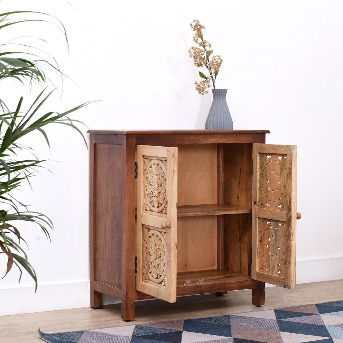 BUFFETSCHRANK Braun - Braun, Holz (70/75/35cm) - Nordlys