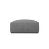 POUF Ruby aus strukturiertem Stoff grau - Grau, Textil (93/40/93cm) - Micadoni