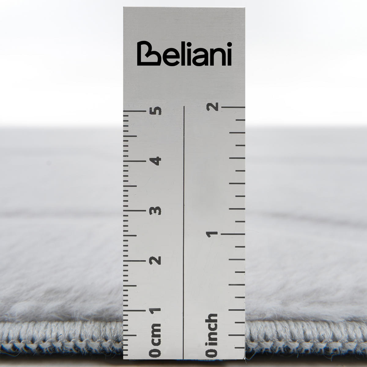 TEPPICH Hellgrau 160/230 cm Kawi - Hellgrau/Grau, Textil (160/230cm) - Beliani