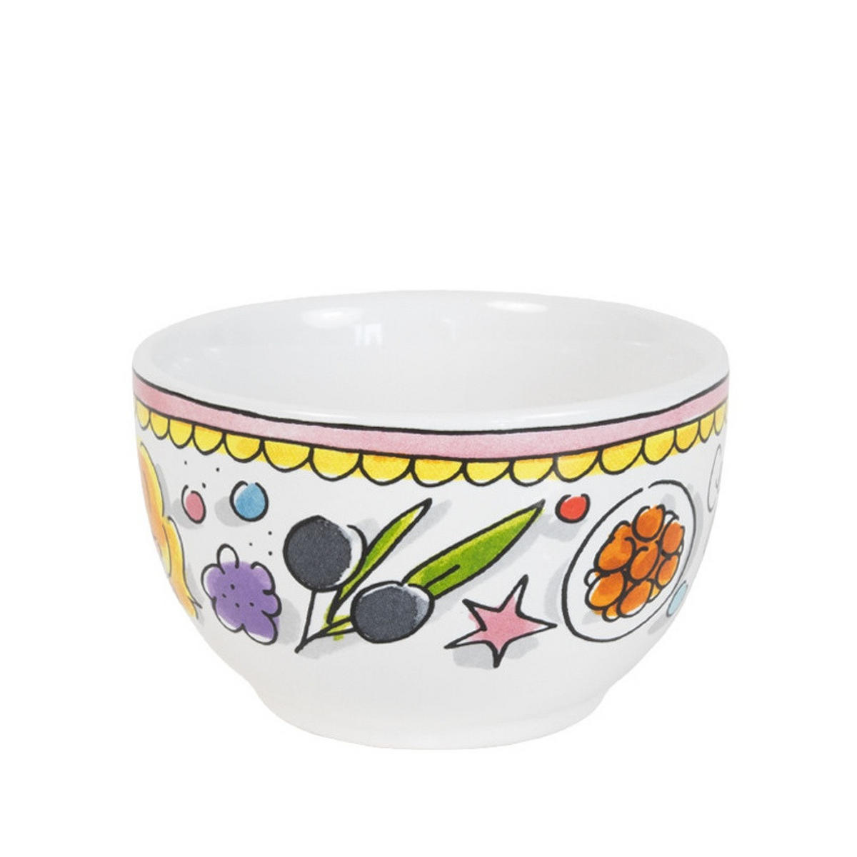 SCHALE Gute Zeiten in Bunt - 8cm - Multicolor, Keramik (8.7/5.5/8.7cm) - Blond Amsterdam