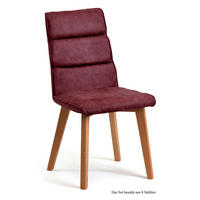 ESSZIMMERSTUHL (8er-Set) Darell 47x92x60 Eiche geölt/Marsala - Eichefarben/Brombeere, Kunststoff (60/92/47cm) - 58aufmkessel
