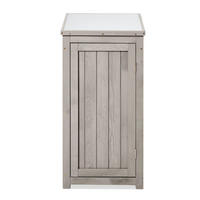 GARTENSCHRANK NEELE mit 3 Böden 45*45*85 cm - Grau, Holz (45/85/45cm) - butenkist