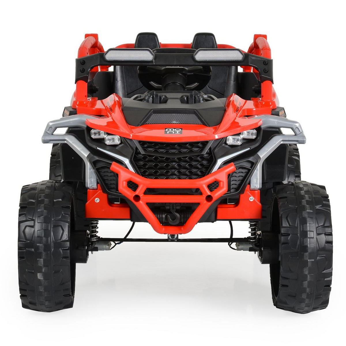 KINDERELEKTROAUTO SUV Arizona rot EVA-Reifen Fernbedienung Lichter Musik - Rot, Kunststoff (115/72/62cm) - Moni