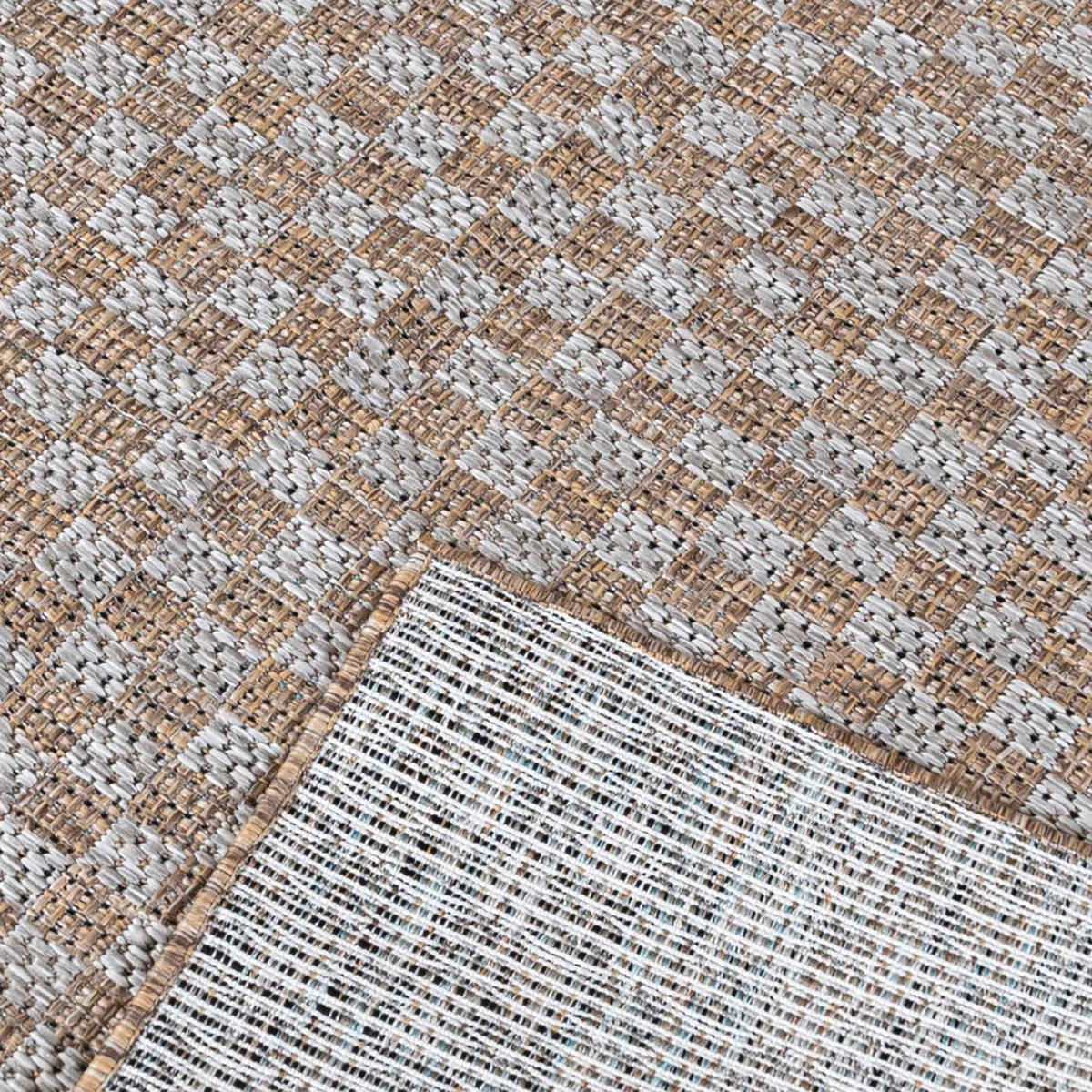 TEPPICH Braun Grau geometrisch - 240 x 330 cm - Creme/Braun, Textil (240/330cm) - Mazovia