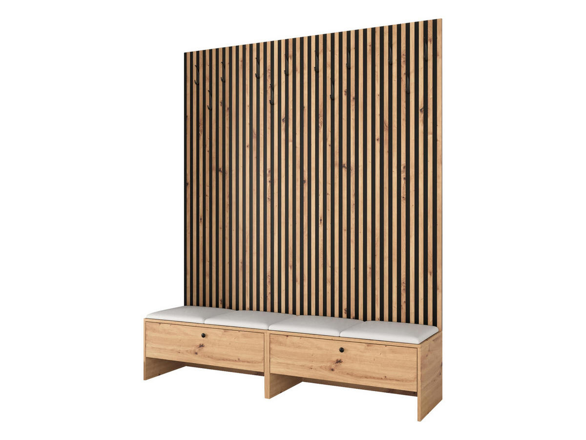 GARDEROBE Balma V - Weiß, Holzwerkstoff (170/206/44cm) - MIRJAN24