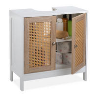 WASCHBECKENUNTERSCHRANK - Multicolor, Holzwerkstoff/Kunststoff (60/61.5/30cm) - Relaxdays