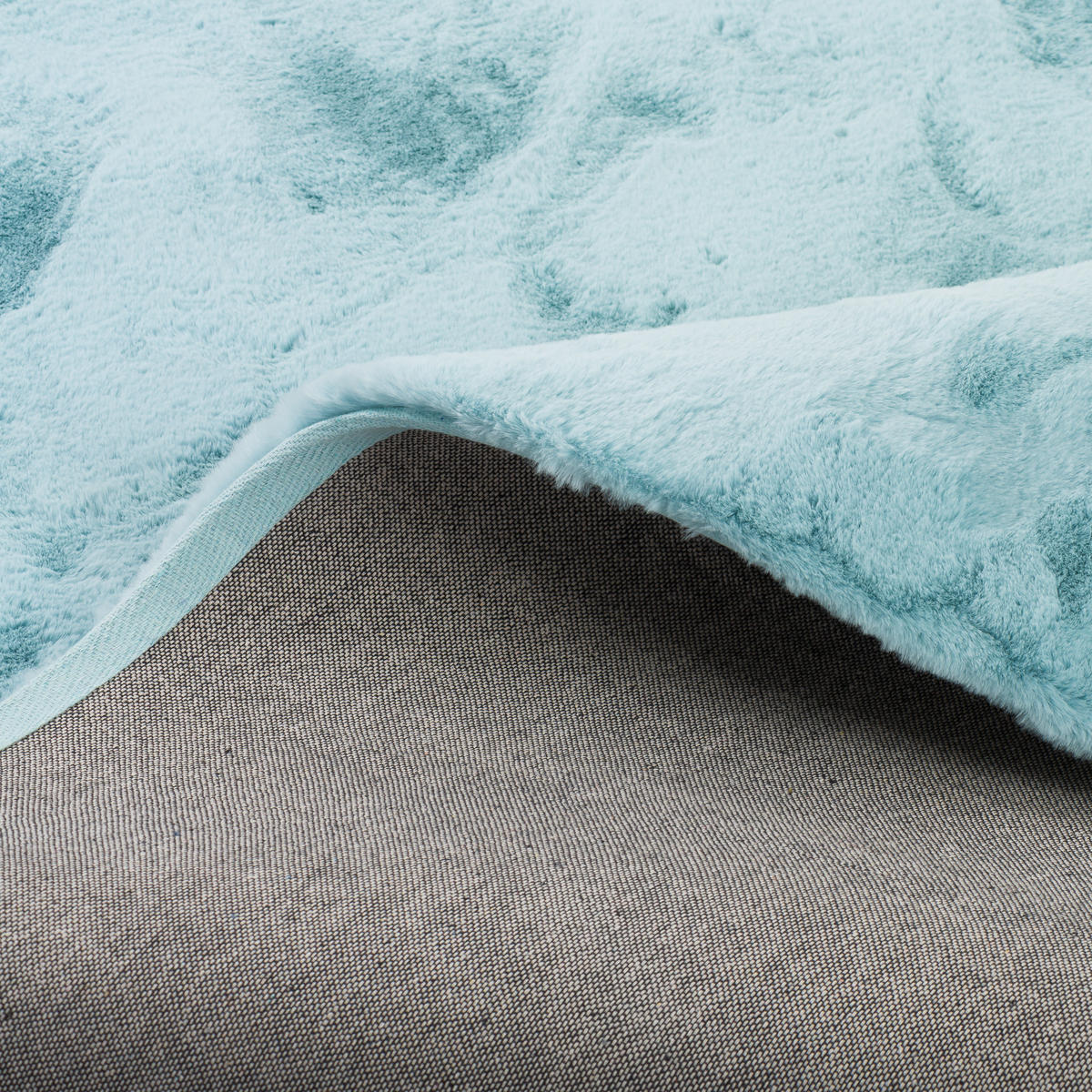 FELLTEPPICH LUXUS SUPER SOFT PLUSH - Türkis, Textil (120/170cm) - Pergamon