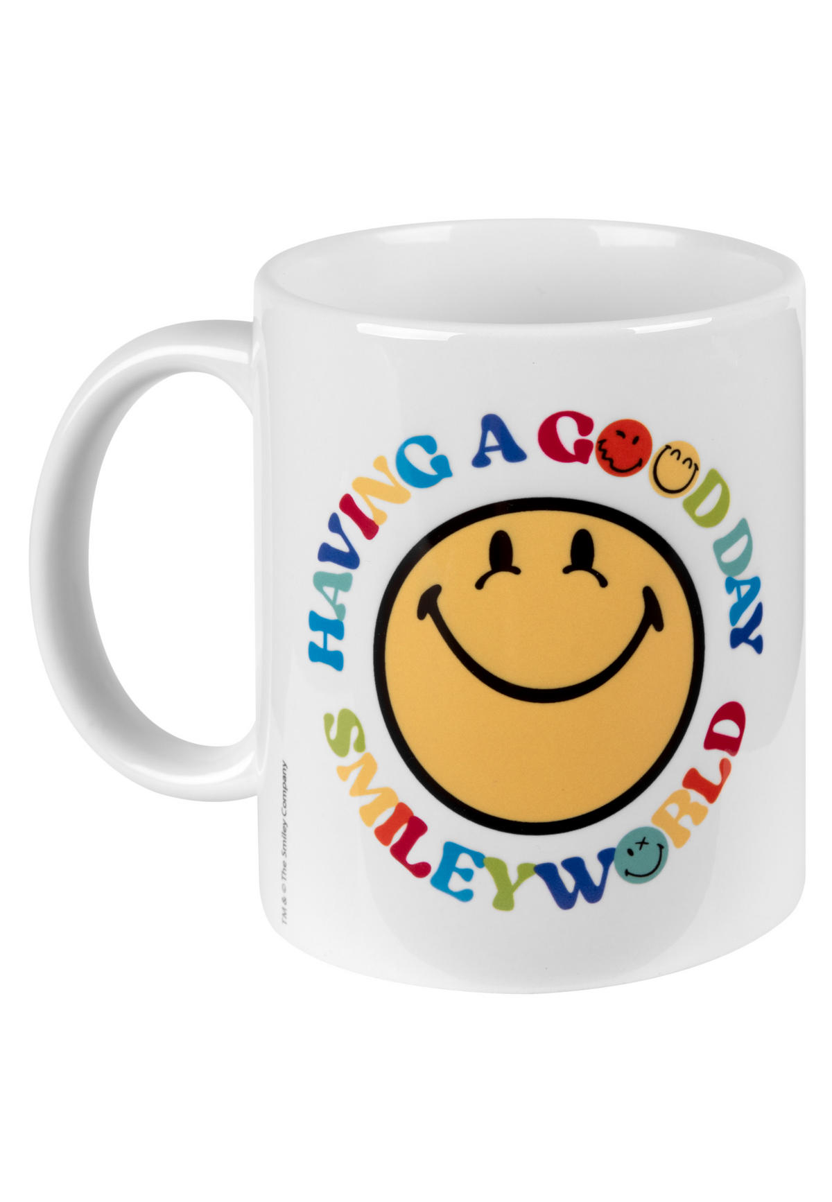 KAFFEEBECHER Smileyworld Mehrfarbig 320 ml - Multicolor, Keramik (0.32L) - United Labels