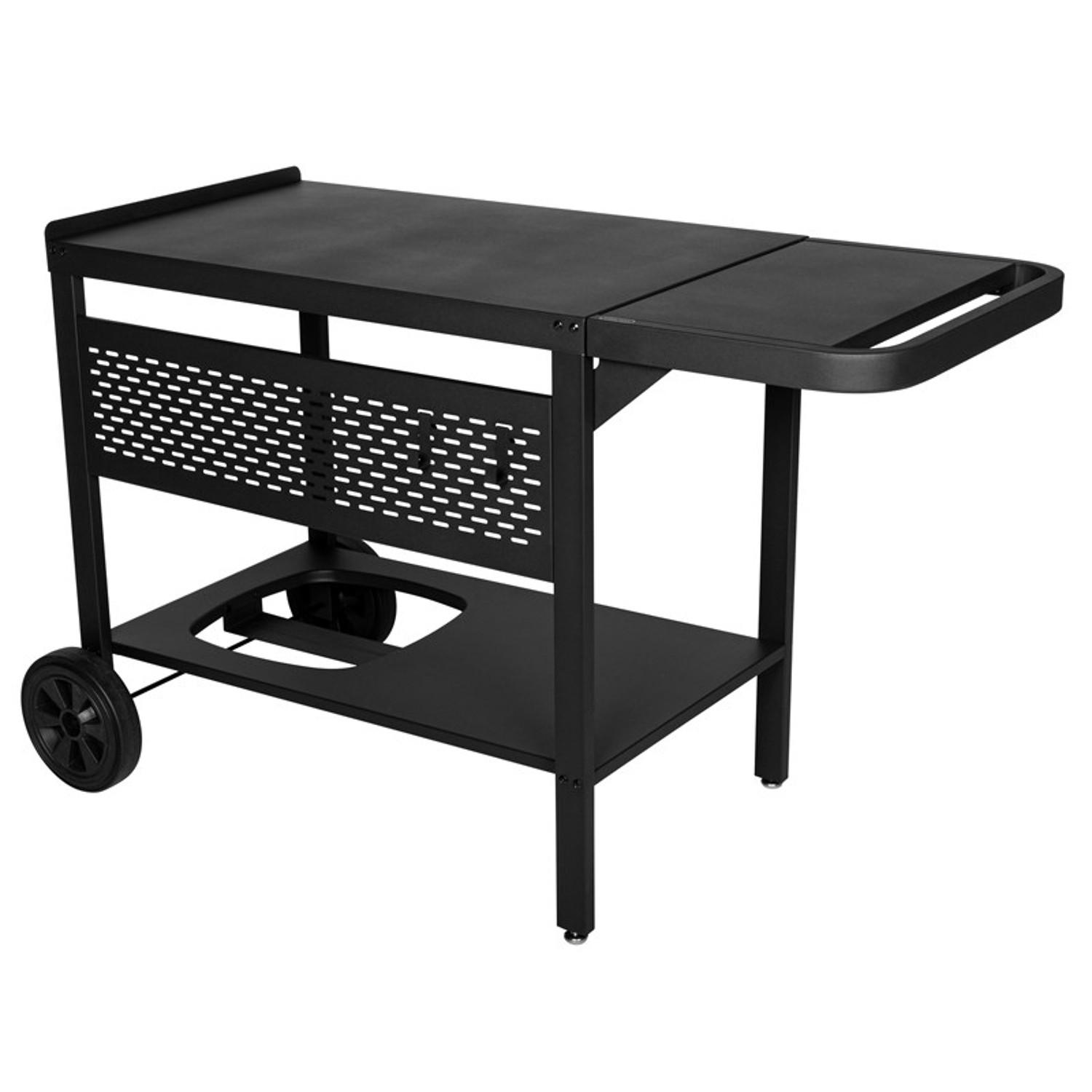 BEISTELLTISCH Schwarz - Schwarz, Metall (60/75.5/121cm) - Somagic