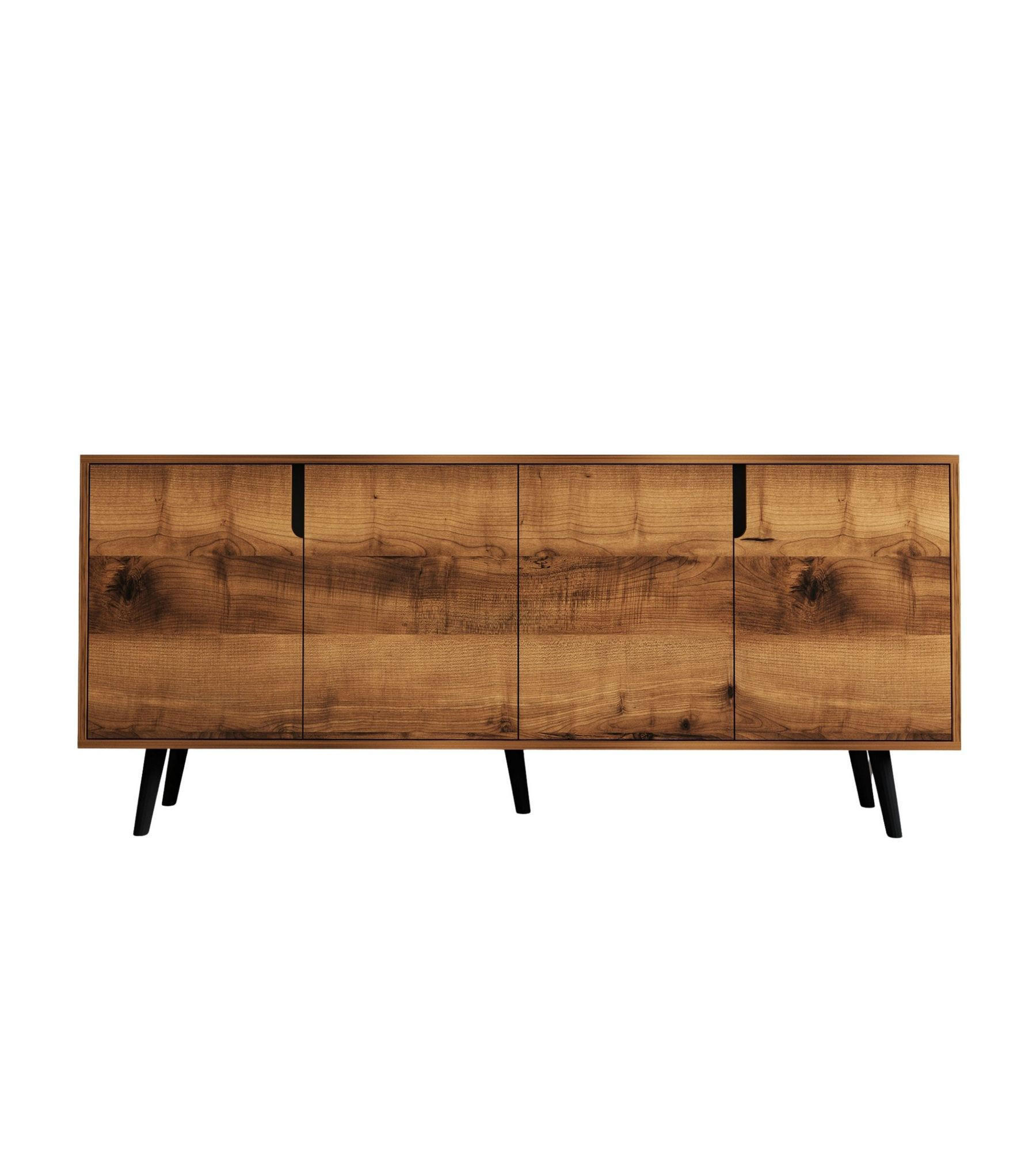 BUFFETSCHRANK latina Braun - Braun, Holz (45/80/180cm) - Habitat Garten