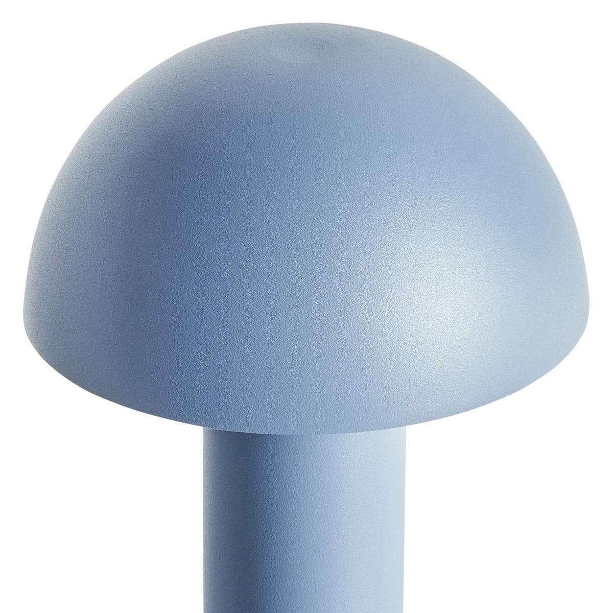 LED-TISCHLEUCHTE Blau/Weiß Bojo - Blau/Weiß, Metall (14/14/25cm) - Beliani