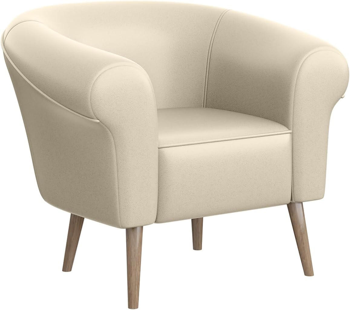 Meblini Sessel Creme 73x70x57 cm