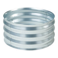 PFLANZBEET Andrano - Silberfarben, Metall (61/30.5/61cm) - casa.pro
