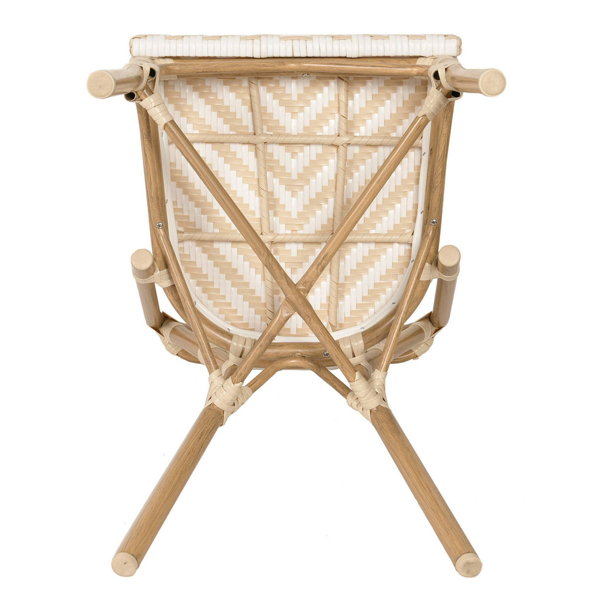 GARTENSTUHL, Beige - Beige, Metall (55/89/46cm) - Oviala