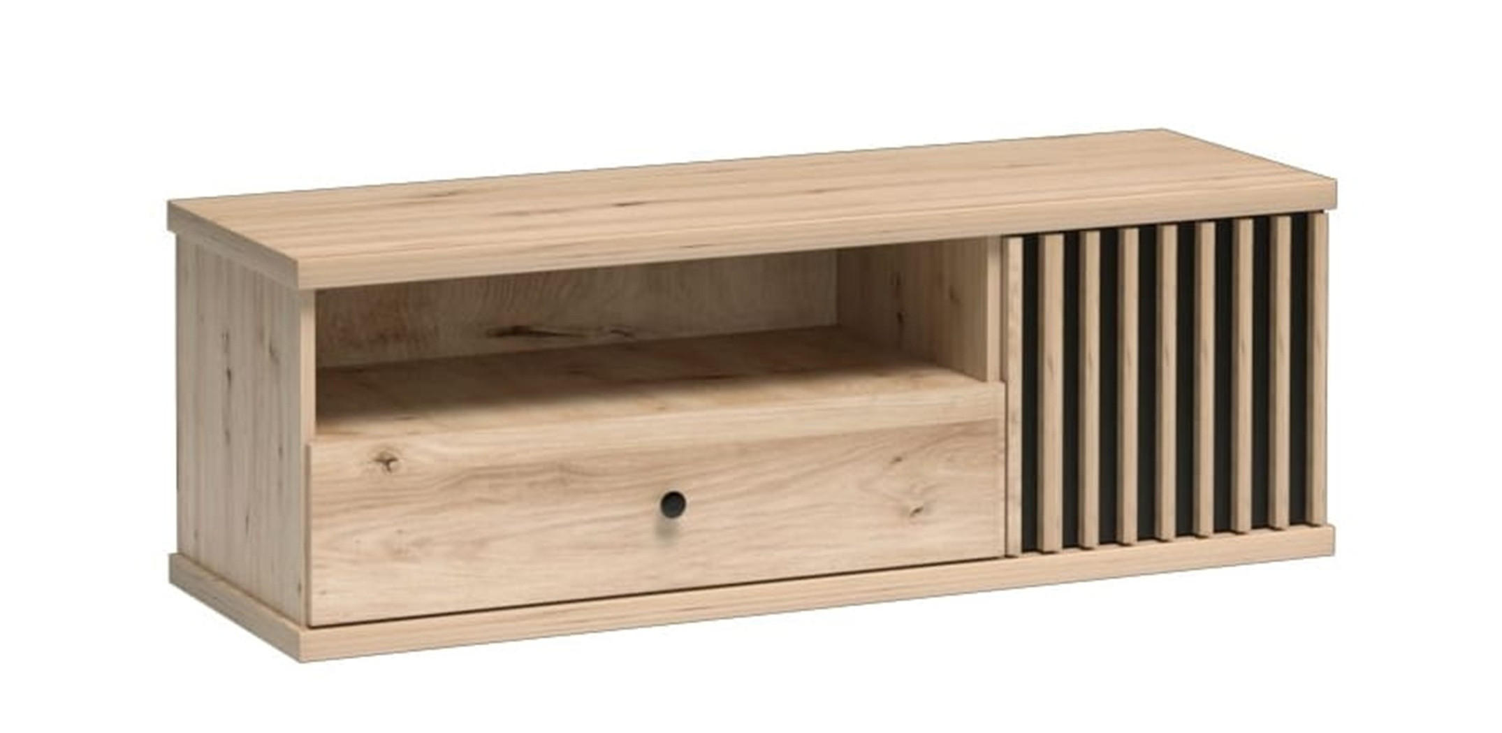 TV-SCHRANK CALI C-7 - Eiche Artisan, Holzwerkstoff (124/43/41cm) - Meblini