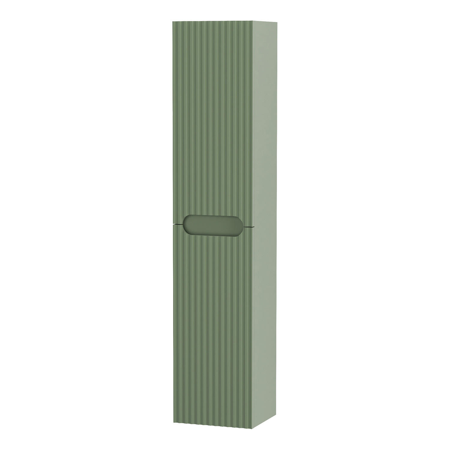 HOCHSCHRANK mit 2 Türen - Olivgrün, Holzwerkstoff (22/120/26cm) - home24