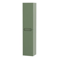 HOCHSCHRANK mit 2 Türen - Olivgrün, Holzwerkstoff (22/120/26cm) - home24
