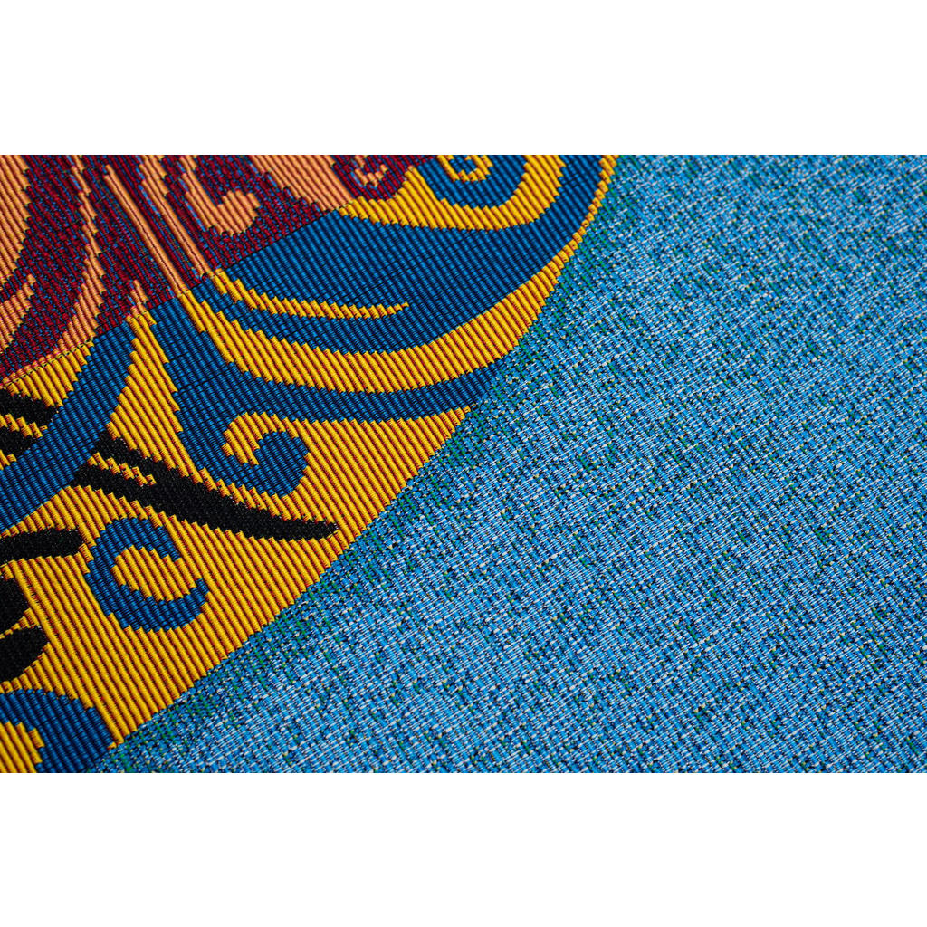 Thumbnail - Sansibar Sylt Outdoorteppich, Blau, Textil, Wasser/Strand/Meer, Rechteckig, 80x165 cm, Oeko-Tex®, für Fußbodenheizung ge...