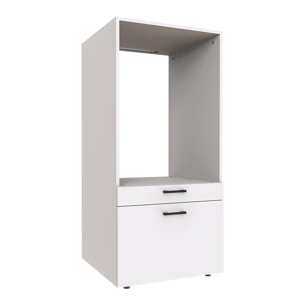 WASCHMASCHINENSCHRANK Serie 2 67cm Breit, 145cm Hoch - Weiß, Holzwerkstoff (67/145/67cm)