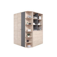 DREHTÜRENSCHRANK RAVENNA 135/190/135cm 2-türig Eichefarben - Eichefarben, Holzwerkstoff (135/190/135cm) - MASSENO