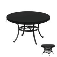 GARTENTISCH Abdeckung Rund 82 cm - Schwarz, Kunststoff (82/10/82cm)
