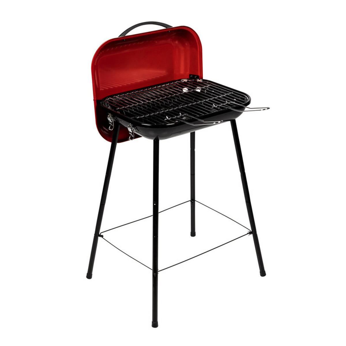 HOLZKOHLEGRILL Schwarz - Schwarz, Metall (42/79/54cm)