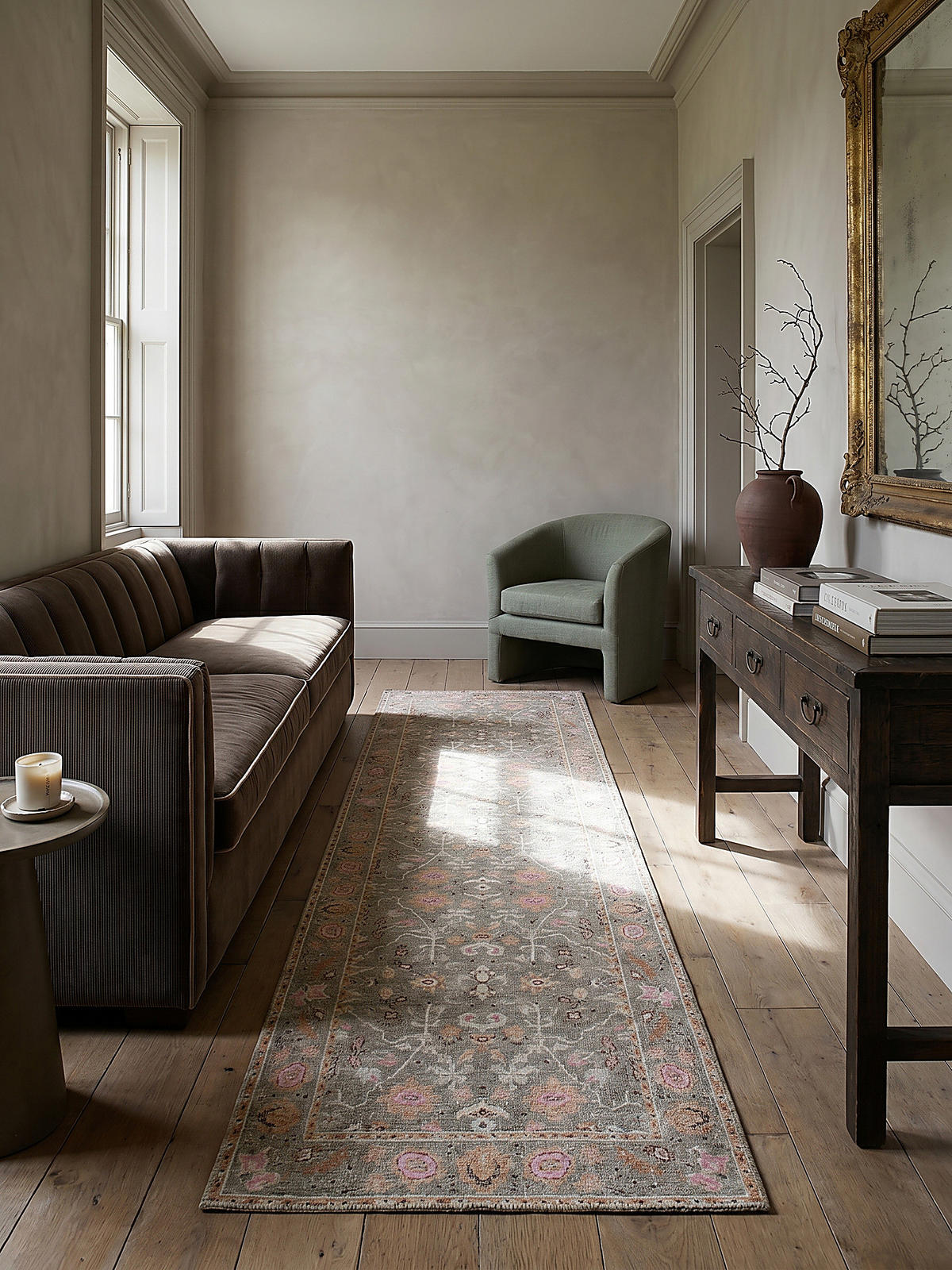 TEPPICHLÄUFER HURST 60/230 cm - Rosa, Textil (230/60cm) - KADIMA DESIGN