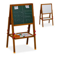 KINDERSTANDTAFEL - Multicolor, Holz/Holzwerkstoff (45/104/42cm) - Relaxdays