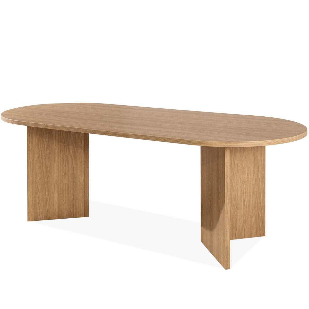 ESSTISCH FABER - Eichefarben, Holzwerkstoff (90/204/75cm) - KONSIMO®