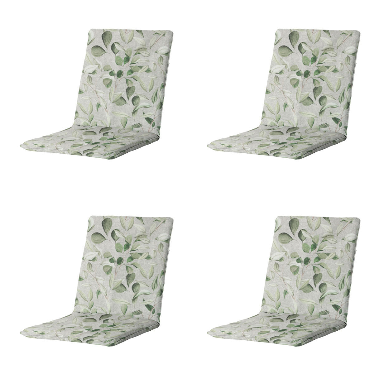 GARTENSTUHLKISSEN Diez 97/49 cm 4er-Set - Multicolor, Textil (49/6/97cm) - Madison