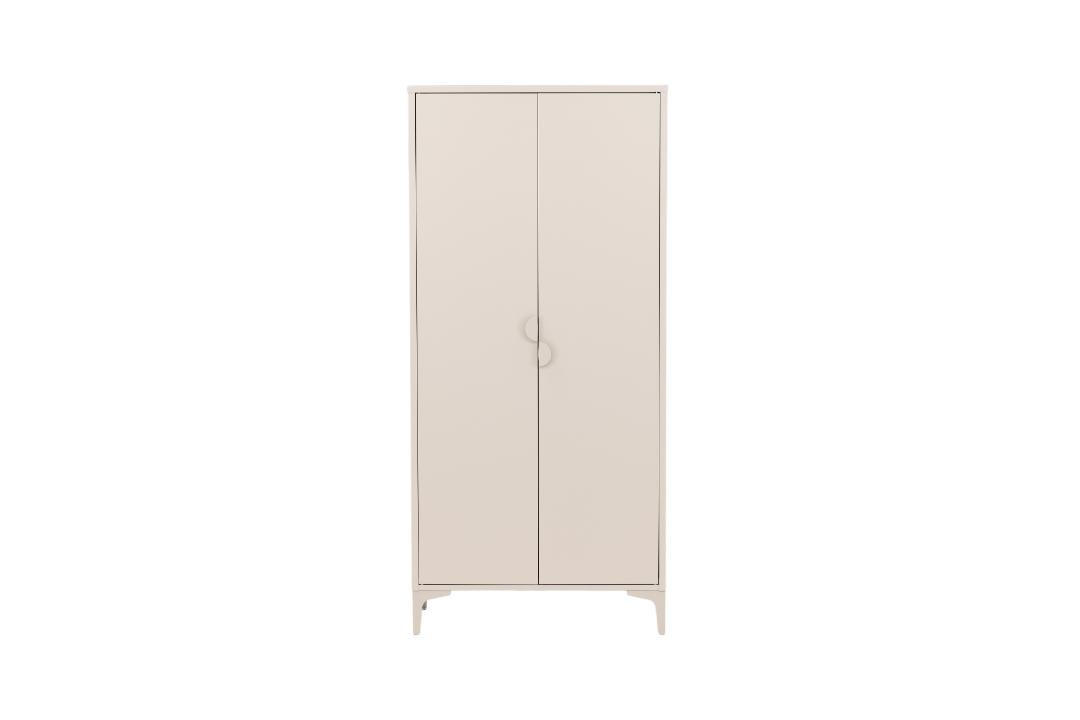 KLEIDERSCHRANK, Piring, Beige, Stahl, 85 x 45 x 183 cm - Beige, Metall (85/183/45cm) - ebuy24