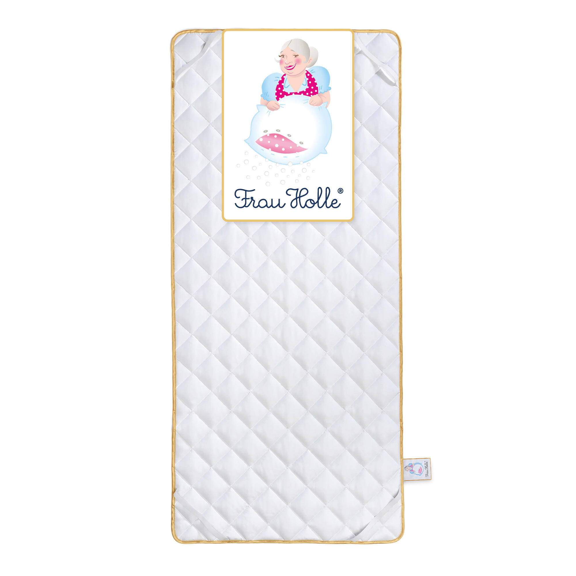 MATRATZENAUFLAGE BABYS 100% Baumwolle leicht - Weiß, Naturmaterialien/Textil (60/120cm) - Frau Holle