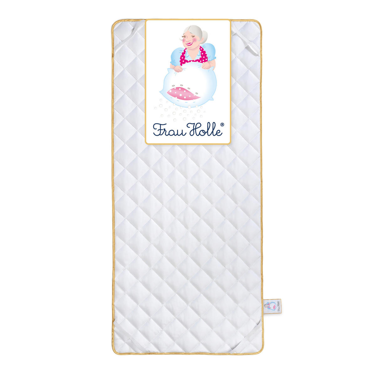 MATRATZENAUFLAGE BABYS Baumwolle leicht - Weiß, Naturmaterialien/Textil (60/120cm) - Frau Holle
