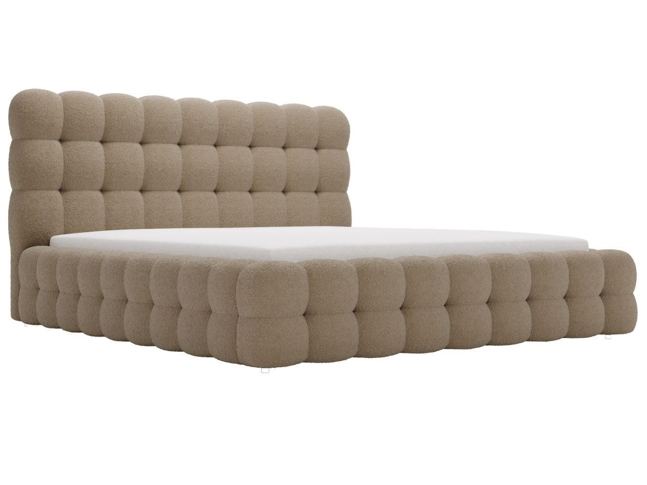 Graingold Polsterbett Braun 180x200 cm