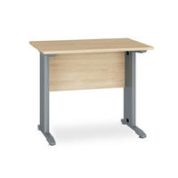 SCHREIBTISCH Optimal Sonoma Eiche hell 92 / 68 / 76cm - Braun, Holz/Holzwerkstoff (68/92/76cm) - Feldmann-Wohnen