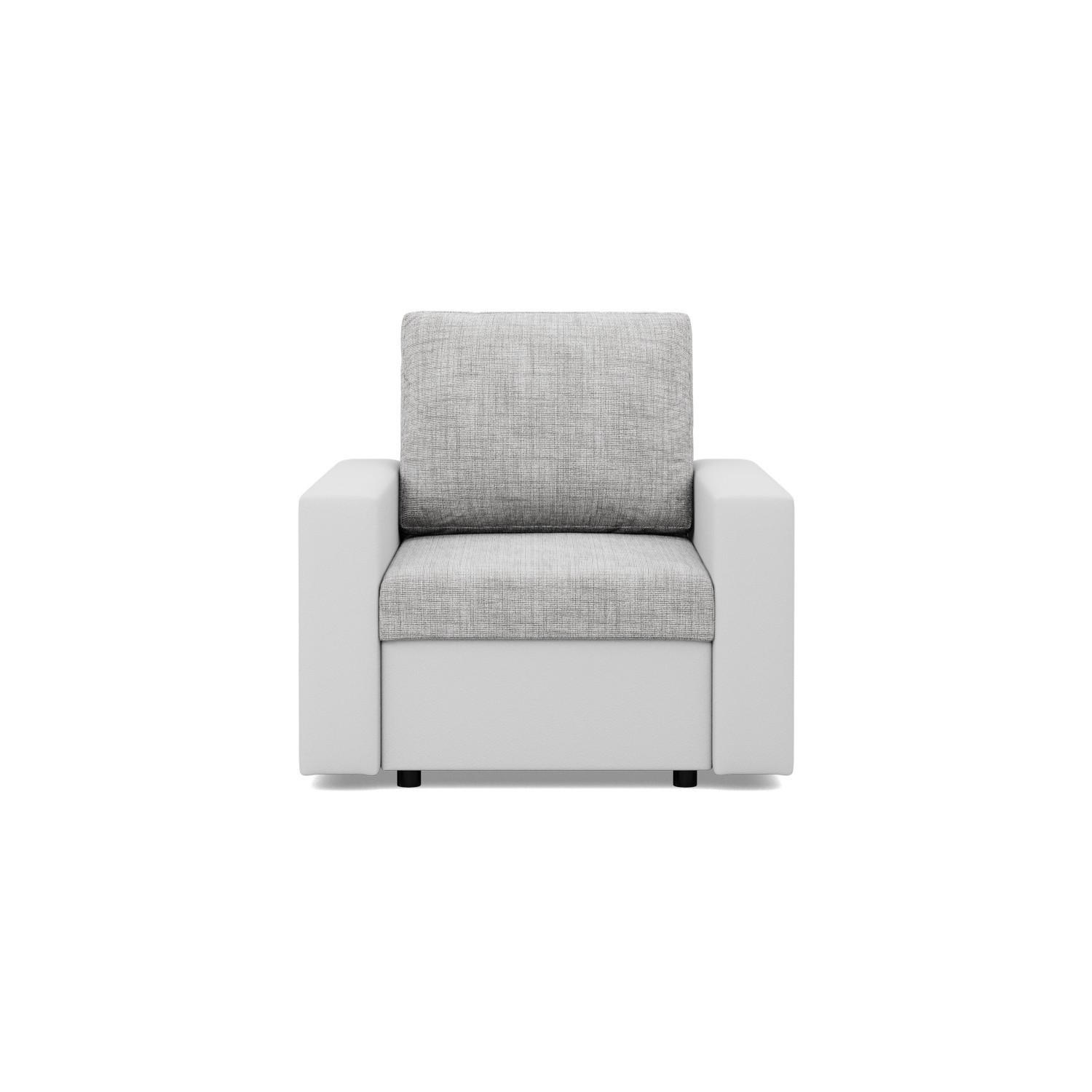 LOUNGESESSEL LUNA, BONELL, Grau + Grau - Hellgrau/Grau, Textil (83/92/92cm)