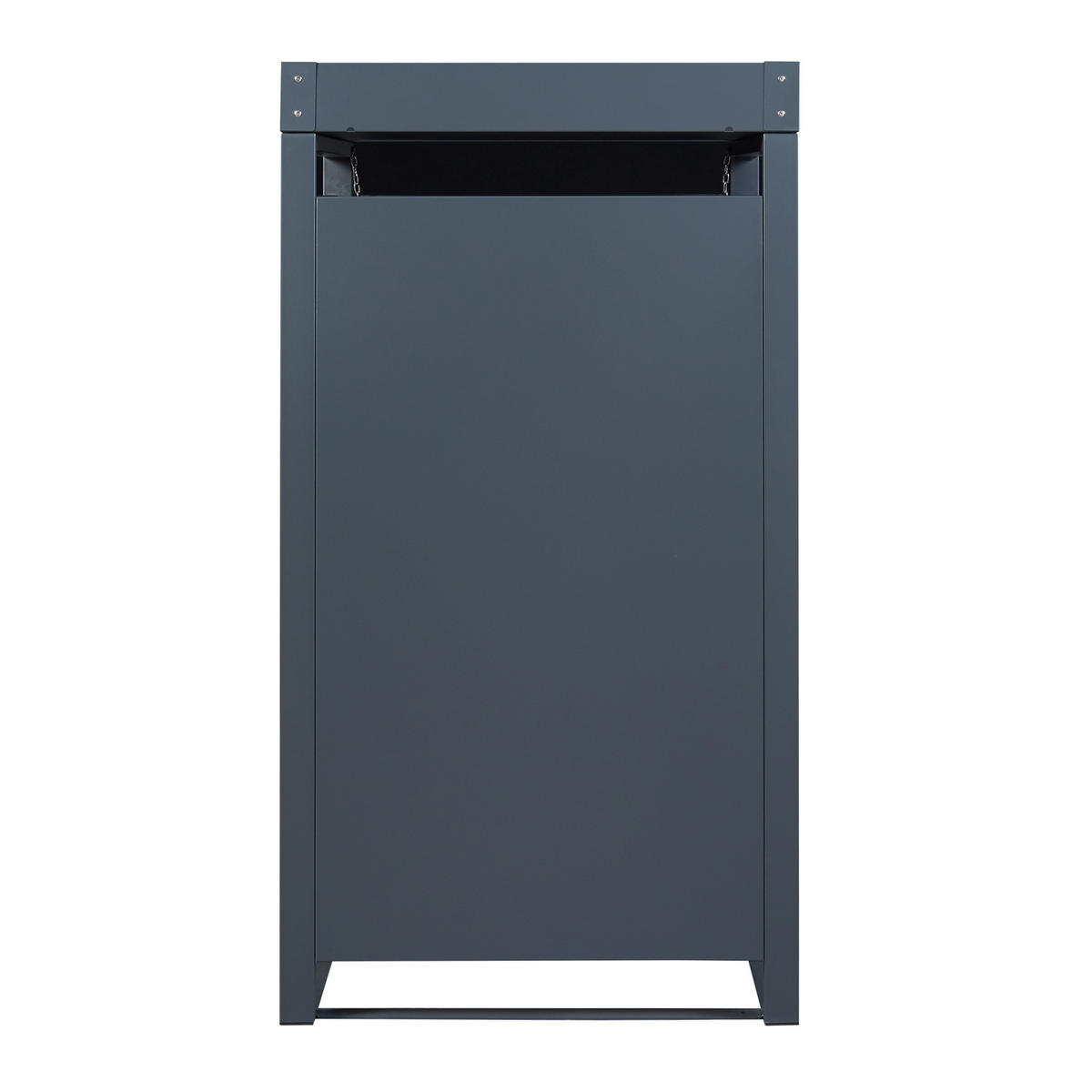 MÜLLTONNENBOX Valkeakoski - Anthrazit, Metall (59.5/110/62cm) - [en.casa]