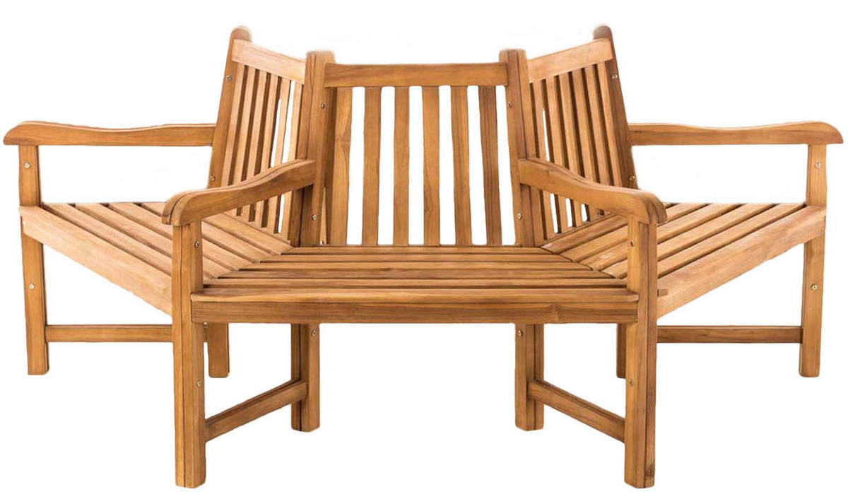 GARTENBANK 200/100 cm Holz teak - Teakfarben, Holz (200/90/100cm) - CLP