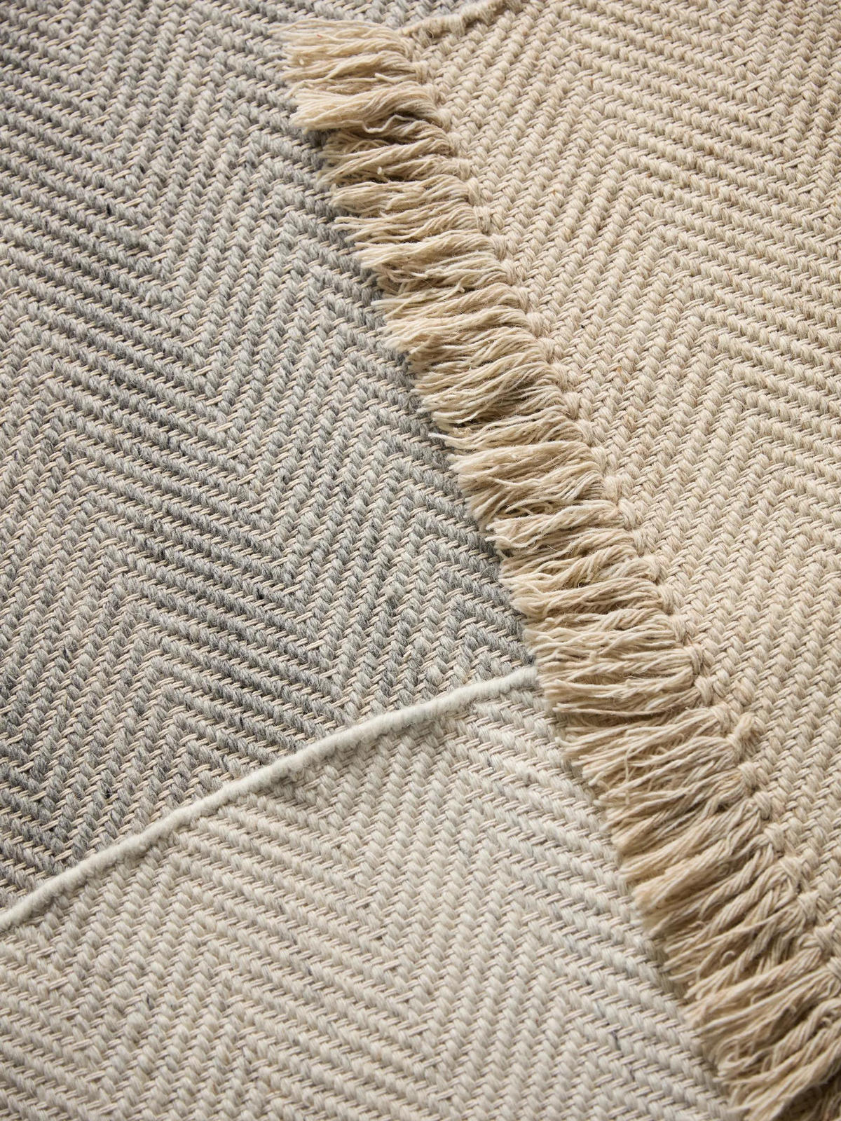 WOLLTEPPICH Lars Beige 160x230 cm - Beige, Textil (160/230cm) - benuta Pure