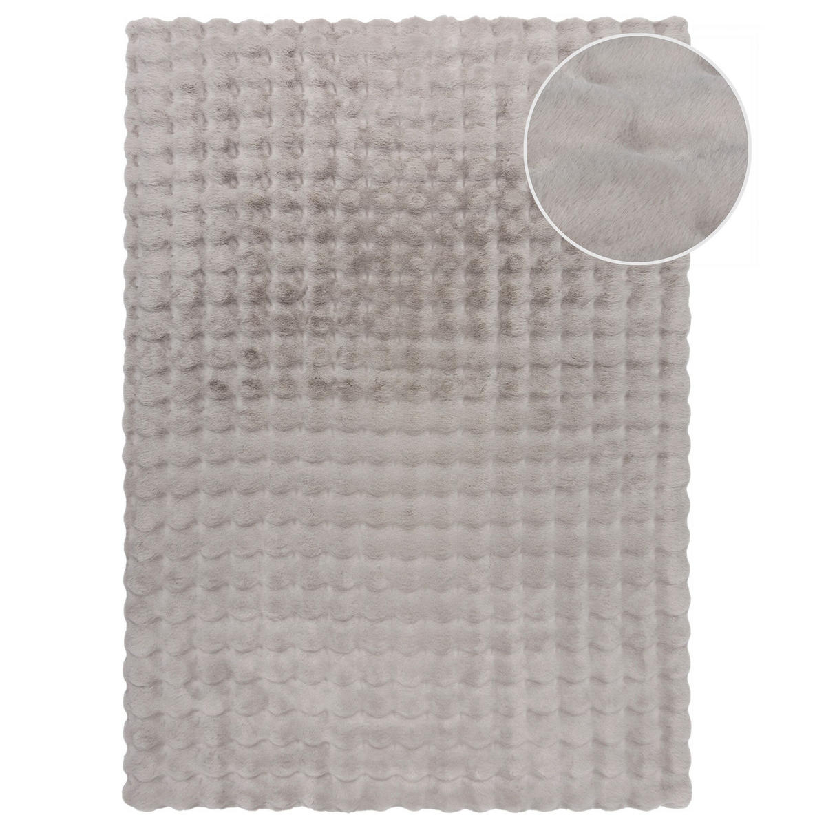 TEPPICH Waschbar LUNE, mit Struktur, Grau, 180 x 290 cm - Grau, Textil (180/290cm) - KADIMA DESIGN