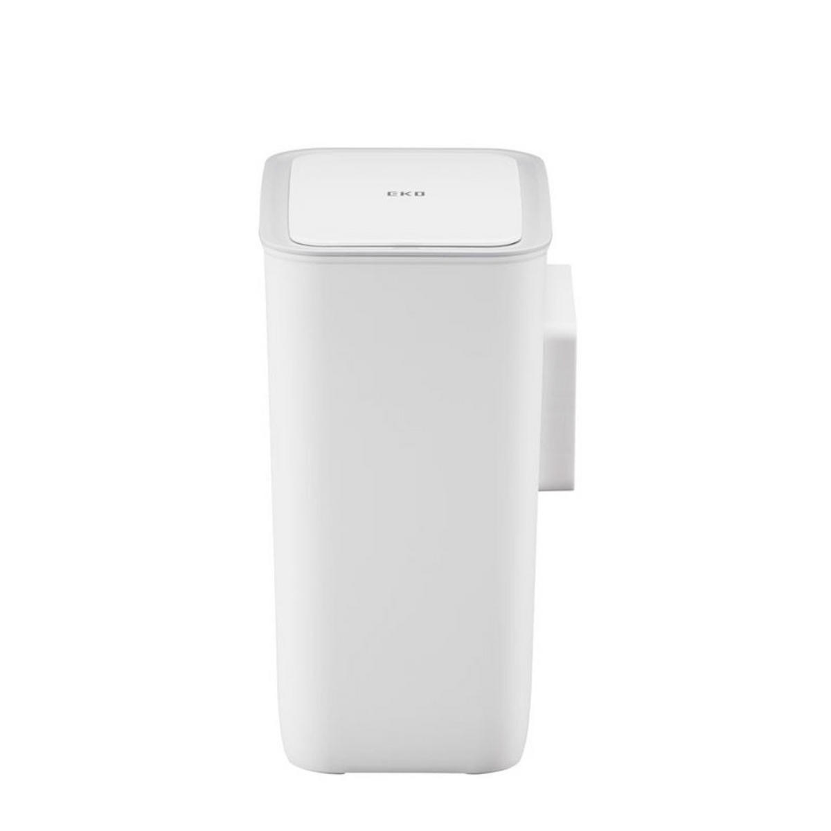 MÜLLEIMER Modern Mit Smart Sensor Zur Wandmontage 8 Liter Weiß - Weiß, Metall (25.9/31/16.5cm) - PROREGAL