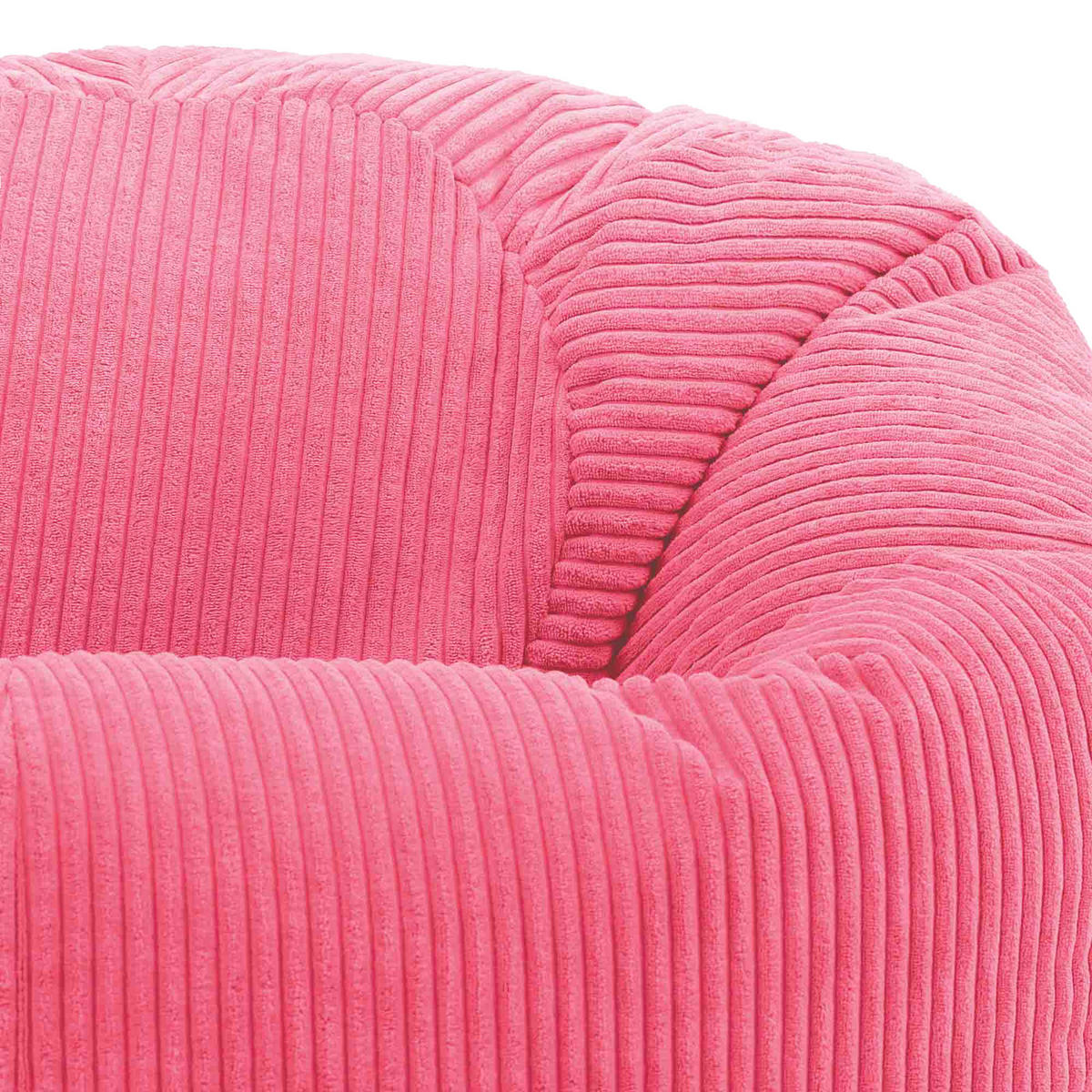 SITZSACK Klassisch Kingston, Cord - Koralle, Textil (85/50/85cm) - icon