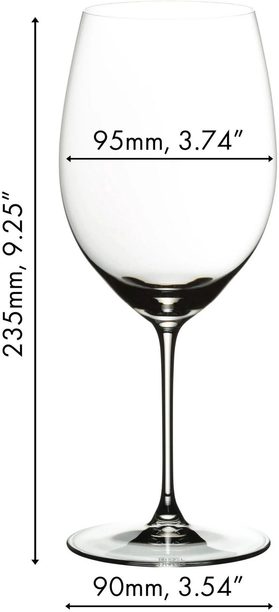 CABERNET GLÄSERSET MIT DEKANTER Veritas transparent 5er Set - Transparent, Glas (0.625L) - Riedel