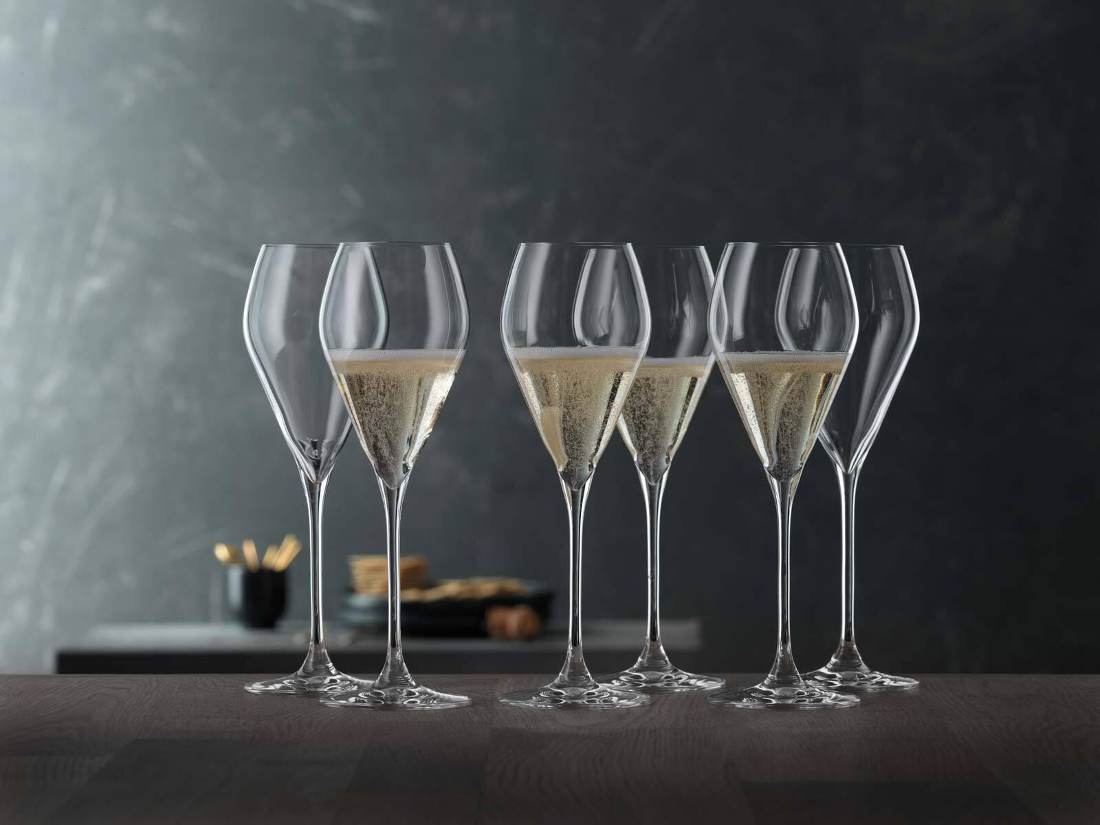 CHAMPAGNERGLÄSER Sparkling Party transparent 230 ml 6er Set - Transparent, Glas (0.23L) - Spiegelau