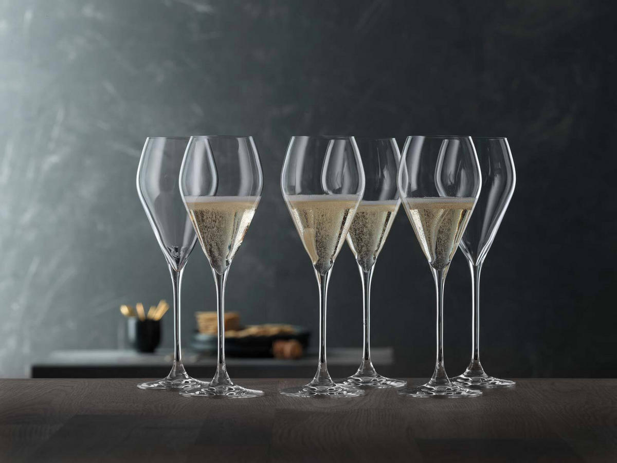 CHAMPAGNERGLÄSER Sparkling Party transparent 230 ml 6er Set - Transparent, Glas (0.23L) - Spiegelau