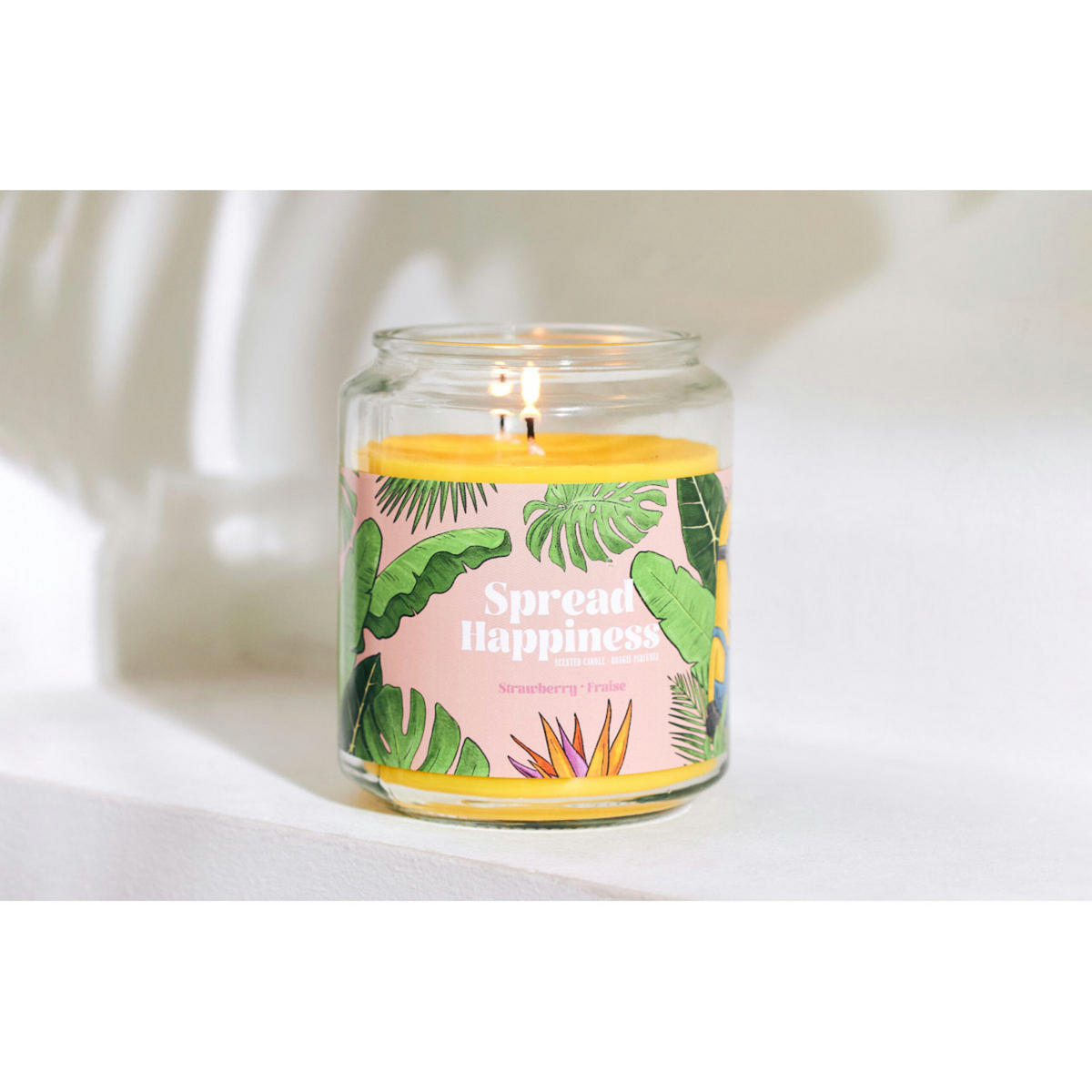 DUFTKERZE Minions - Multicolor, Glas/Naturmaterialen (12.5cm)