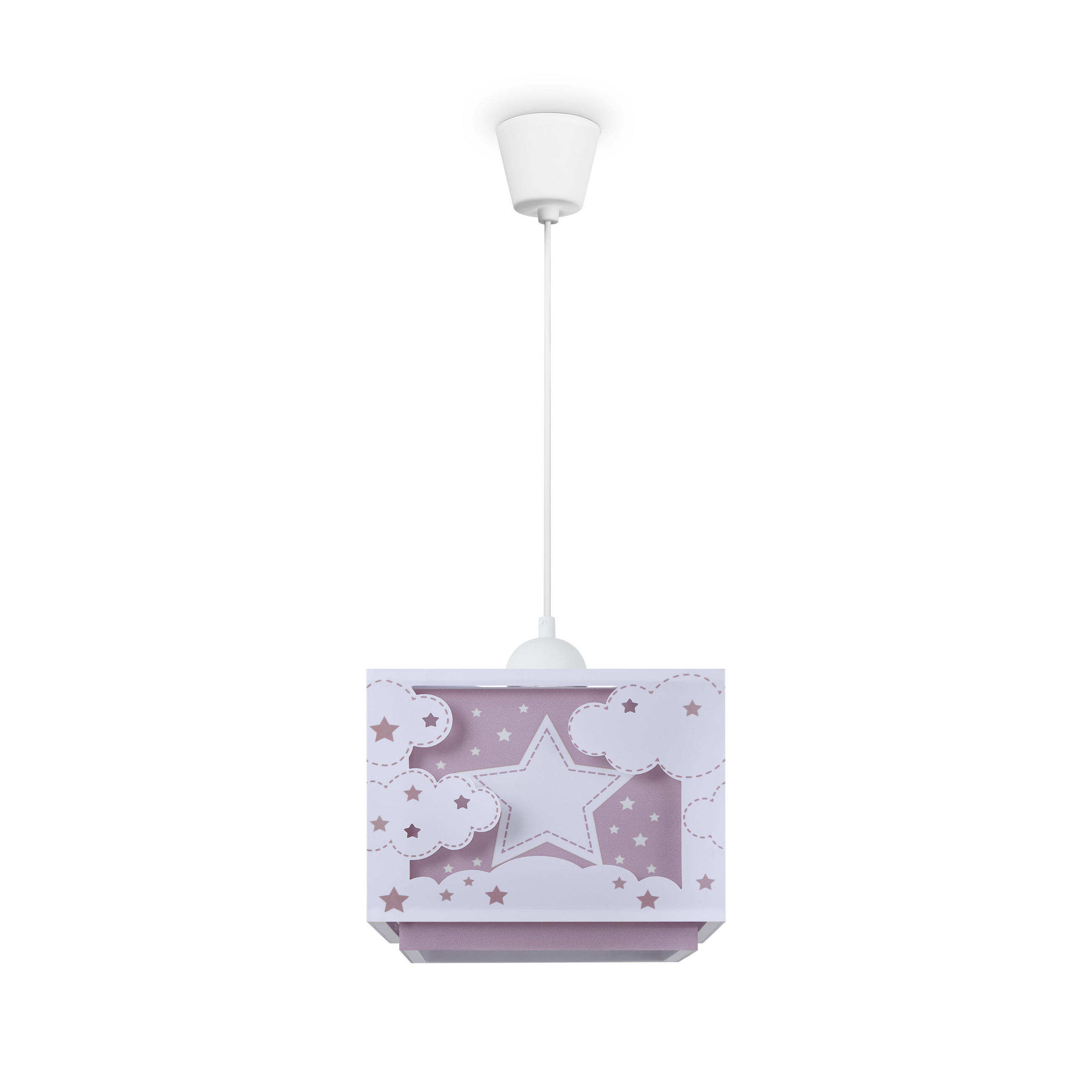 PENDELLEUCHTE Greta Pd Moony - Weiß, Kunststoff (24/24/24.9cm) - Paco Home