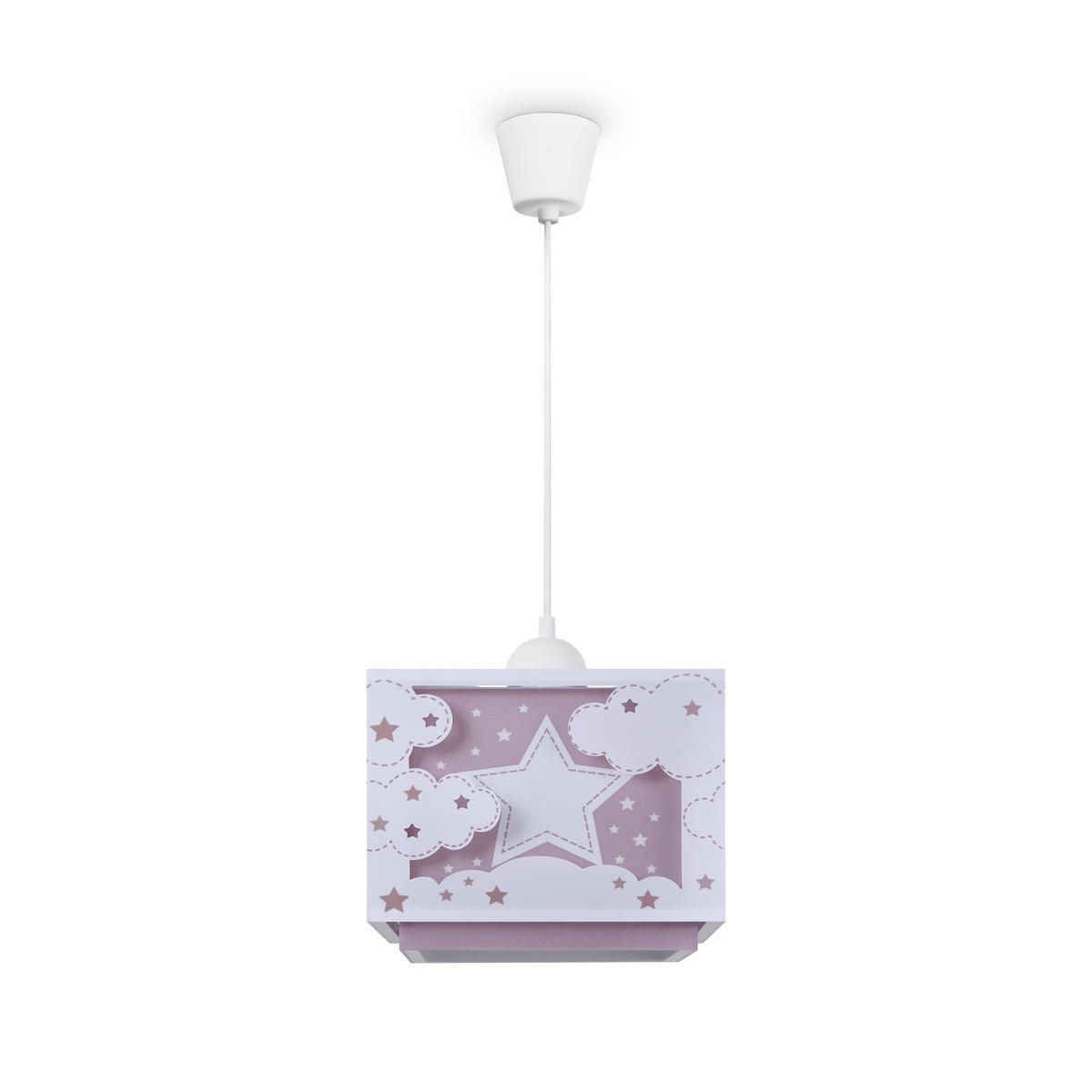 PENDELLEUCHTE Greta Pd Moony - Weiß, Kunststoff (24/24/24.9cm) - Paco Home