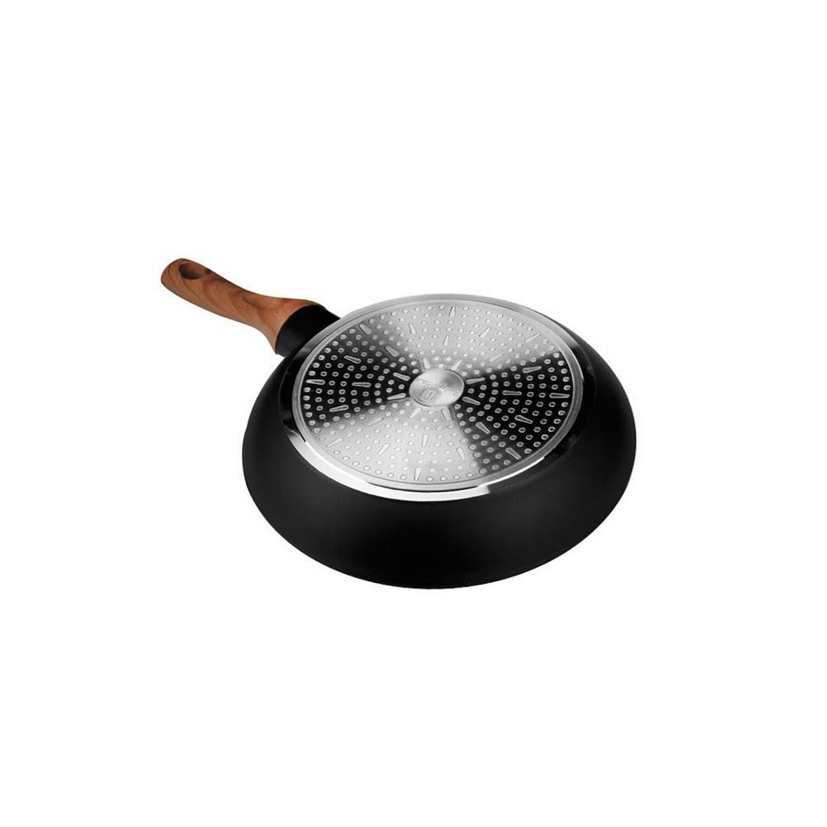 PFANNE Schwarz 28/28/5.2 cm BH1714 - Schwarz, Metall (28cm) - Berlinger Haus